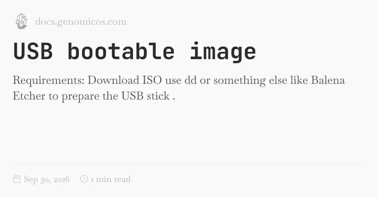 Avtive Bootable File Image USB bootable image